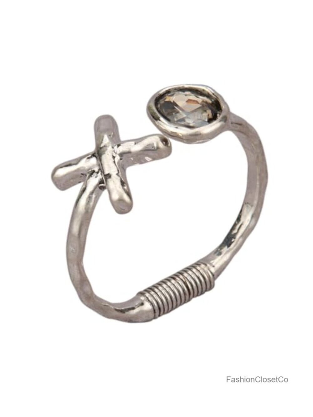Chunky Open Cuff Bracelet, Bendable, Non-Tarnish